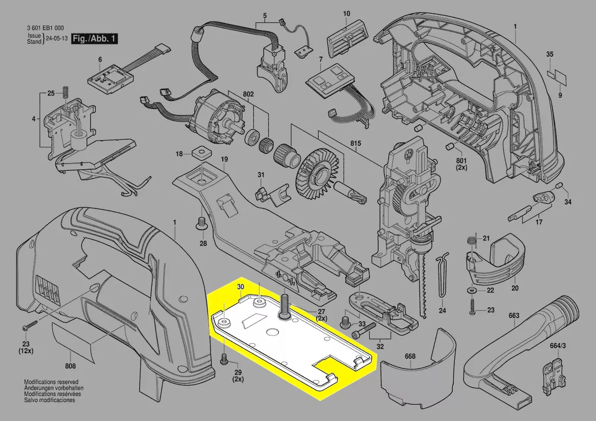 Patin de plaque de base réf. 1 600 A01 BX9 Bosch